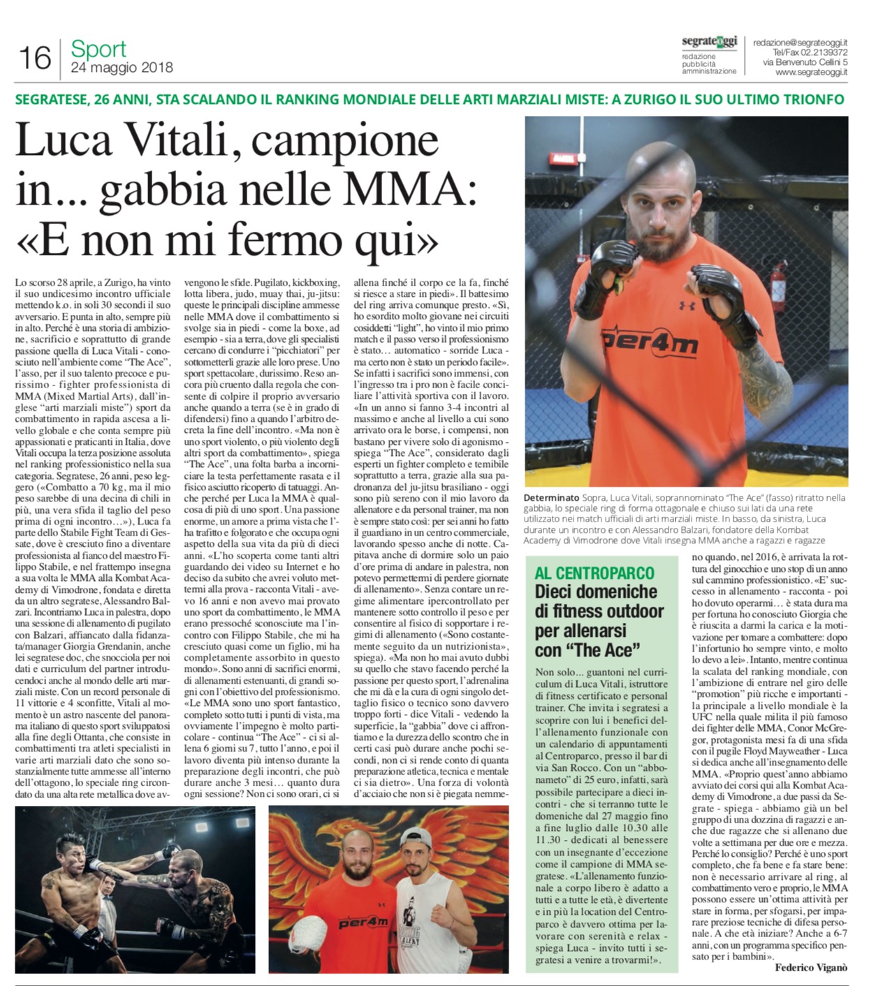 Scopri di più sull'articolo Il nostro super Luca Vitali, che campione!